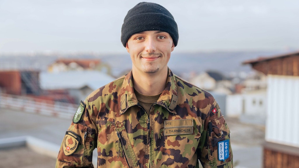 Soldat Justin Thurnbichler, Infra Spez Sanitär