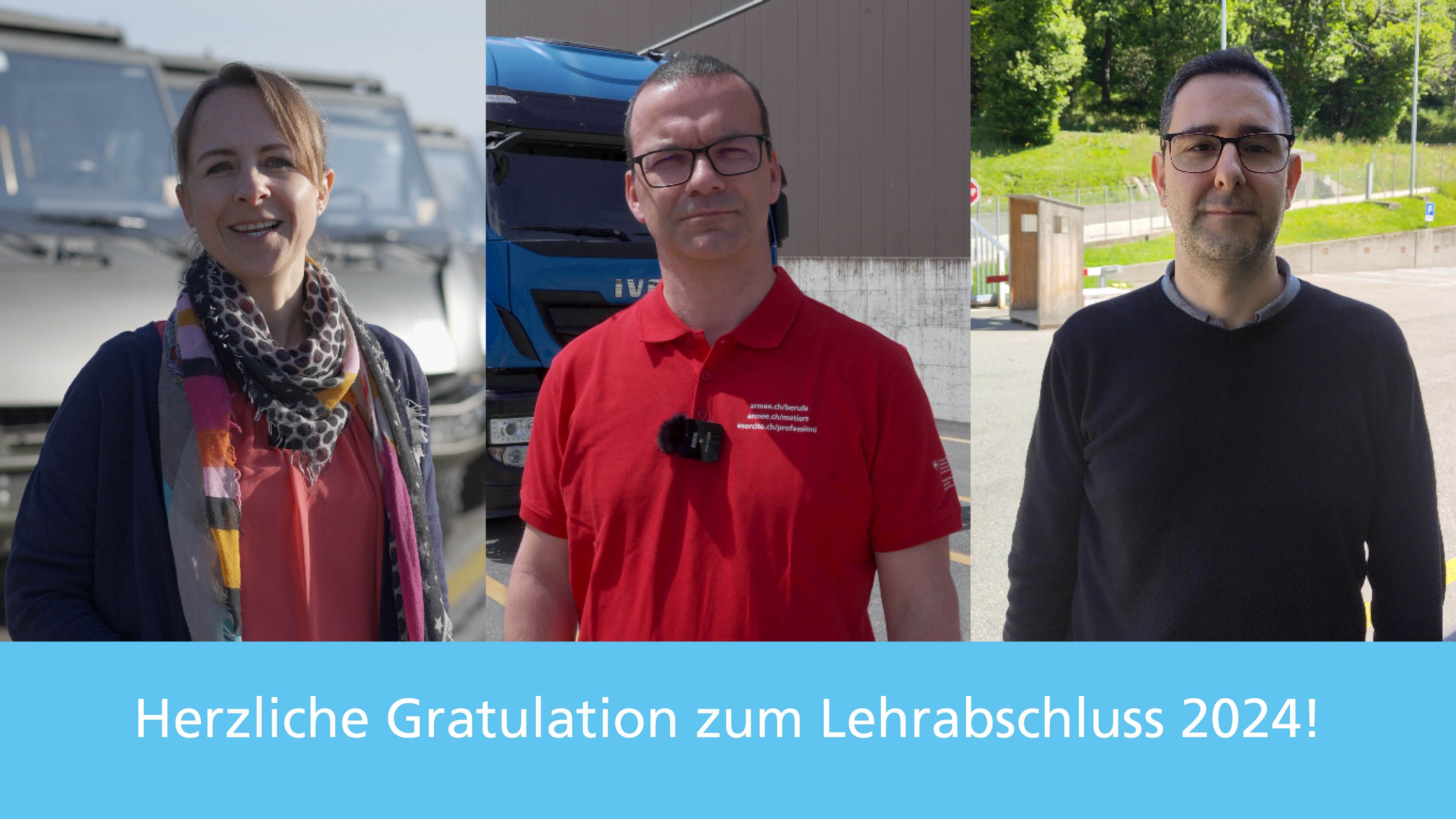 Herzliche Gratulation zum Lehrabschluss 2024!