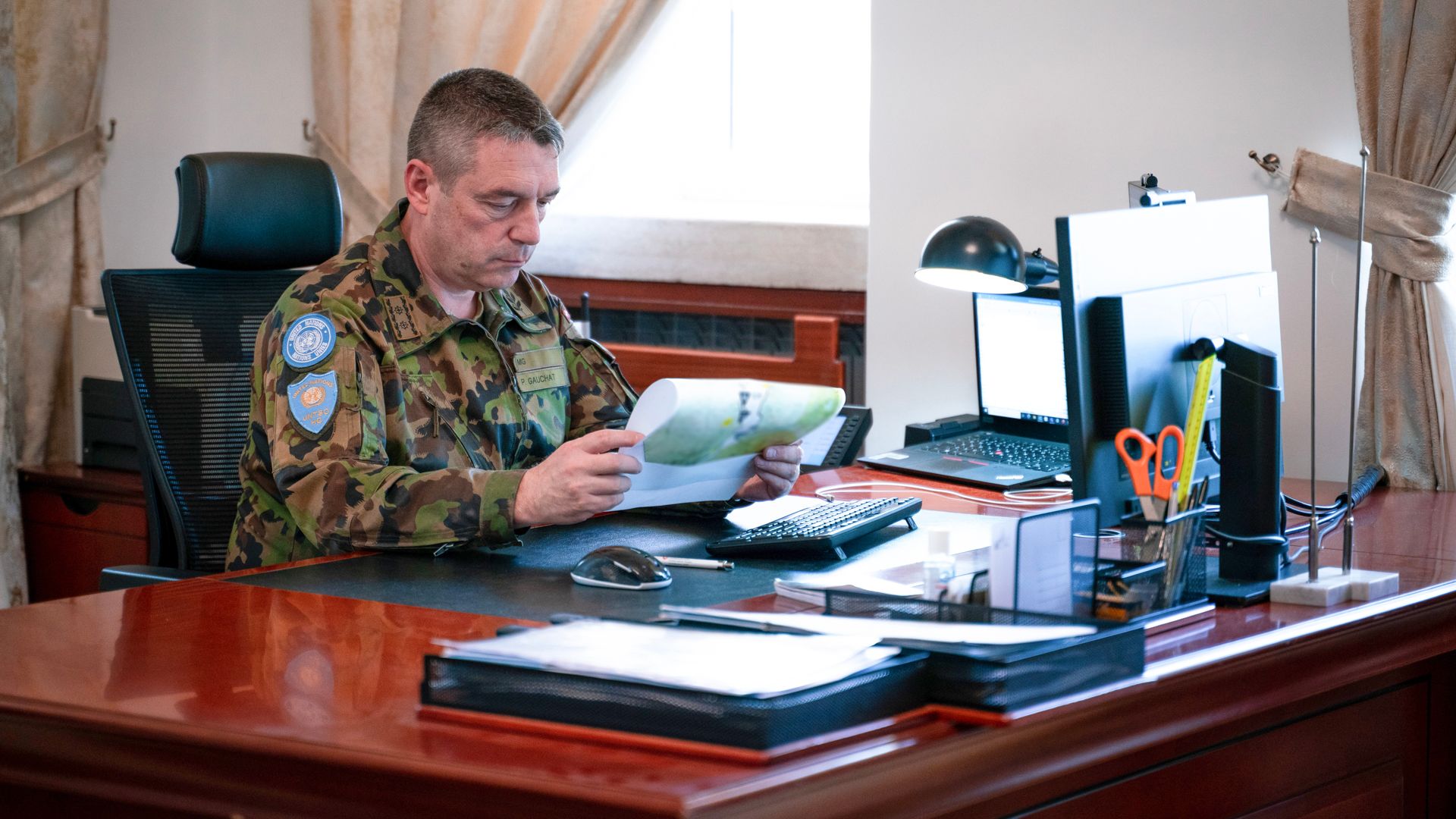 Divisionär Patrick Gauchat ist seit Dezember 2021 Missionschef der United Nations Truce Supervision Organisation im Nahen Osten.