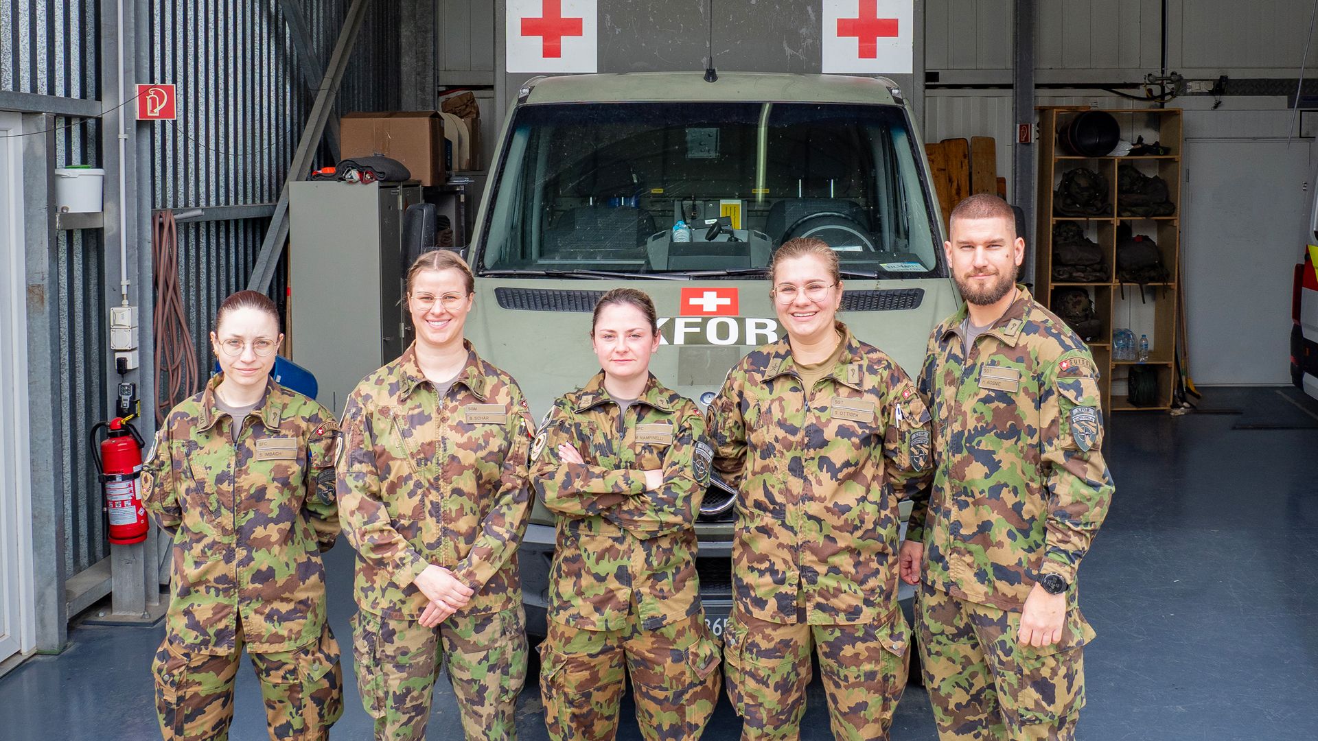 Il Medic team del 52º contingente della SWISSCOY