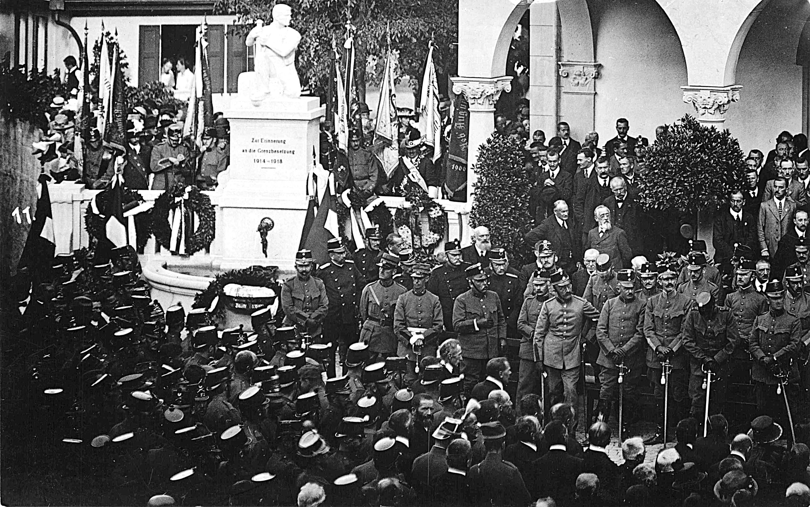 Einweihung Soldatendenkmal 1921