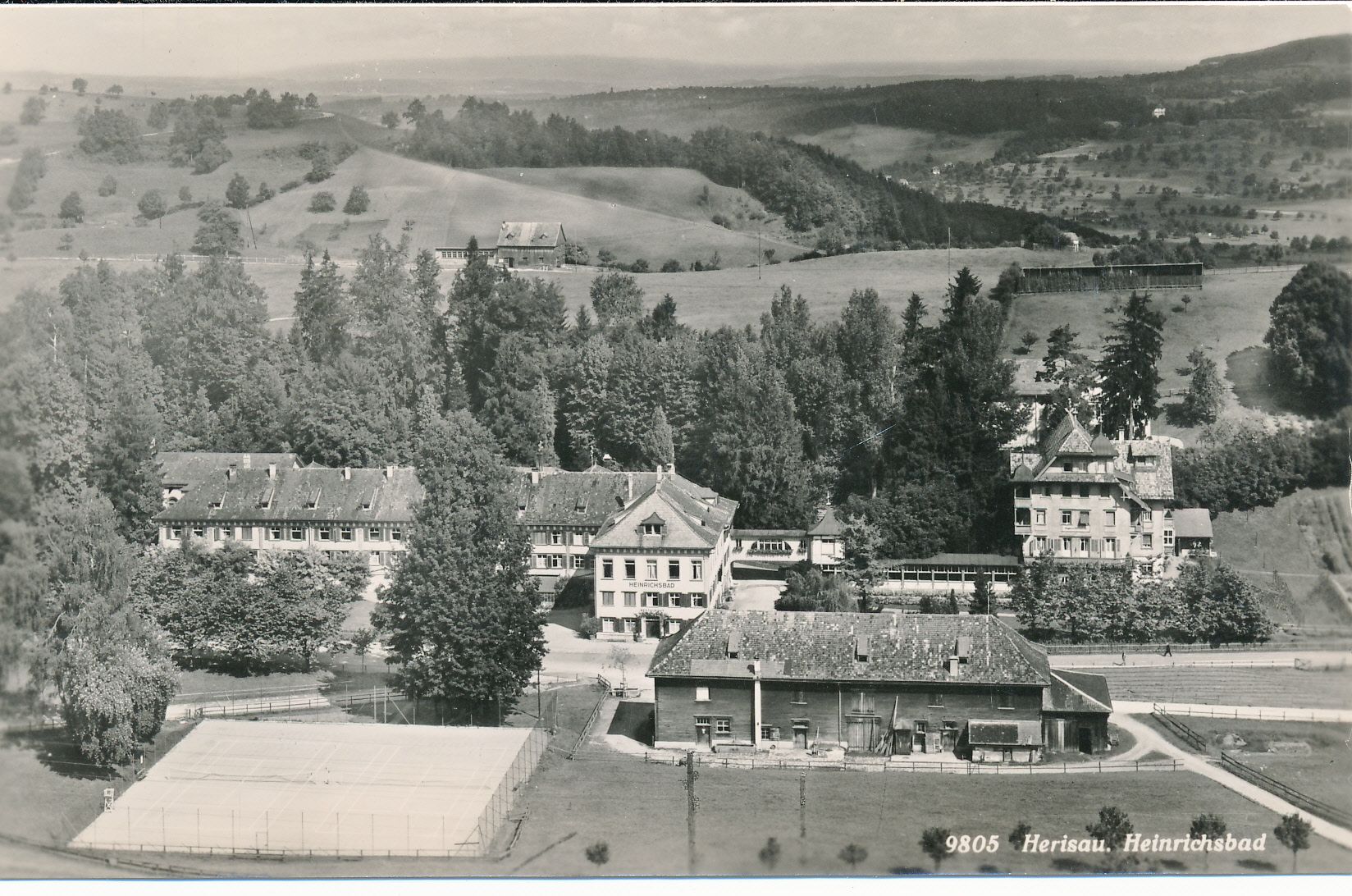 Ansichtskarte Heinrichsbad, Foto: Gross St. Gallen ca. 1955