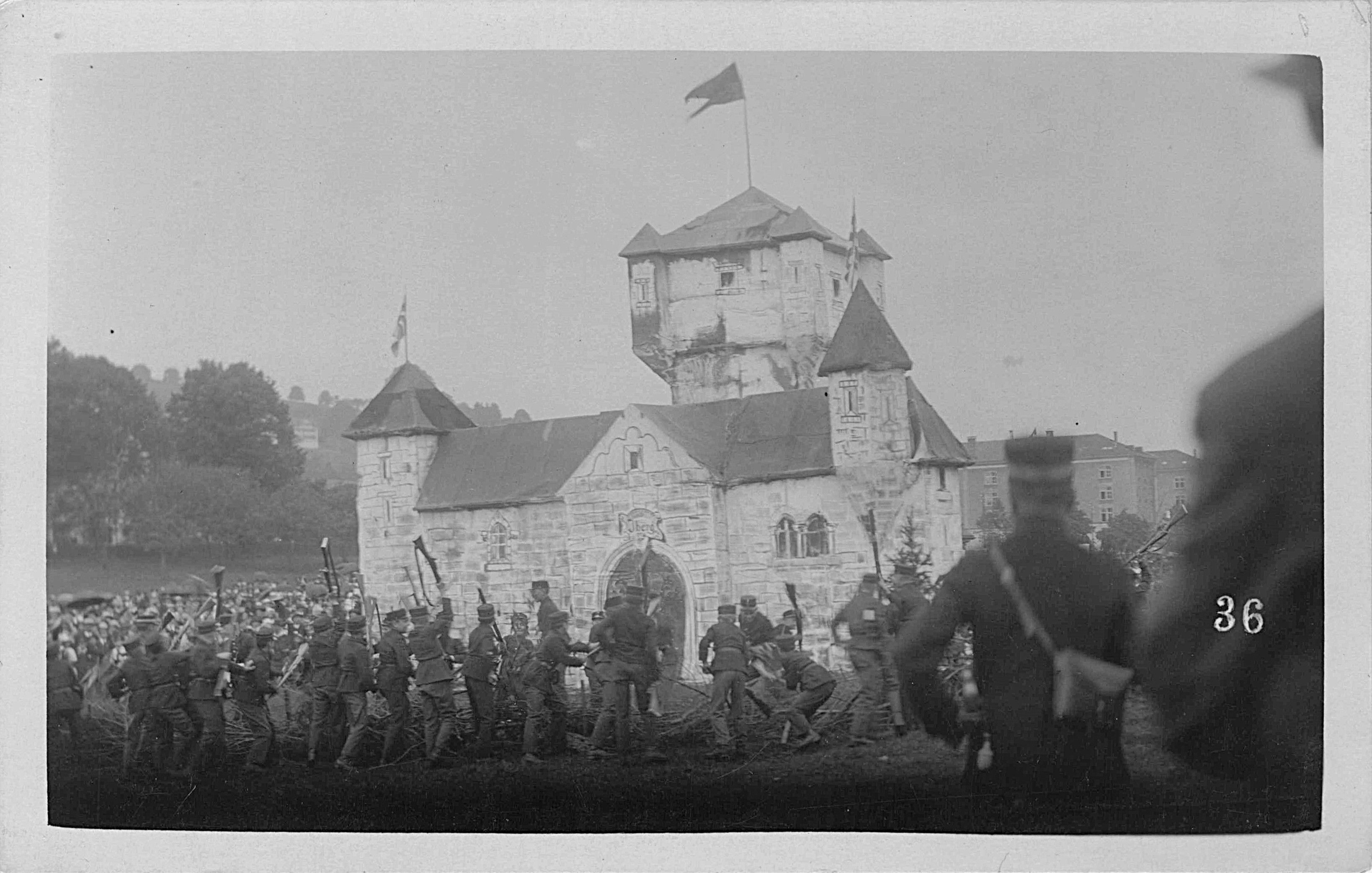 Kinderfest auf dem Kreckel 1923; Sturm der Kadettenburg