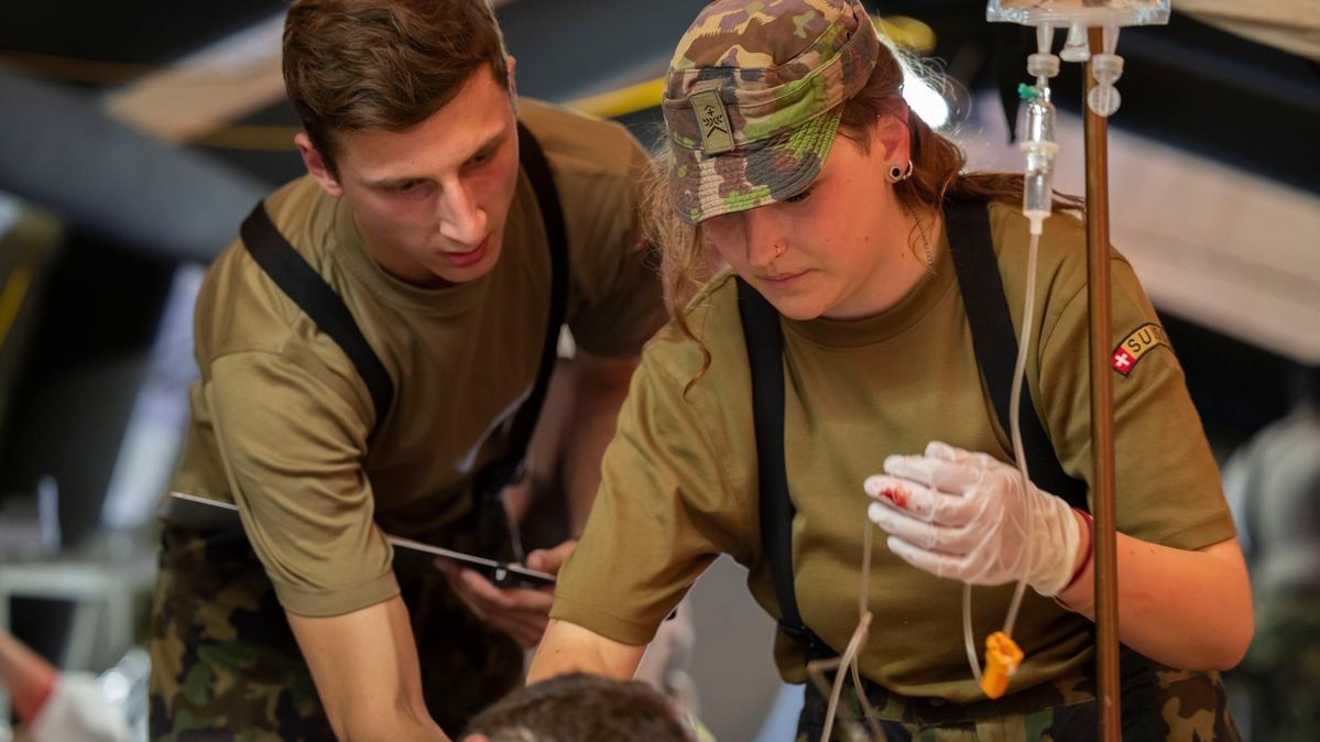 Medizinische Versorgung durch die Sanität