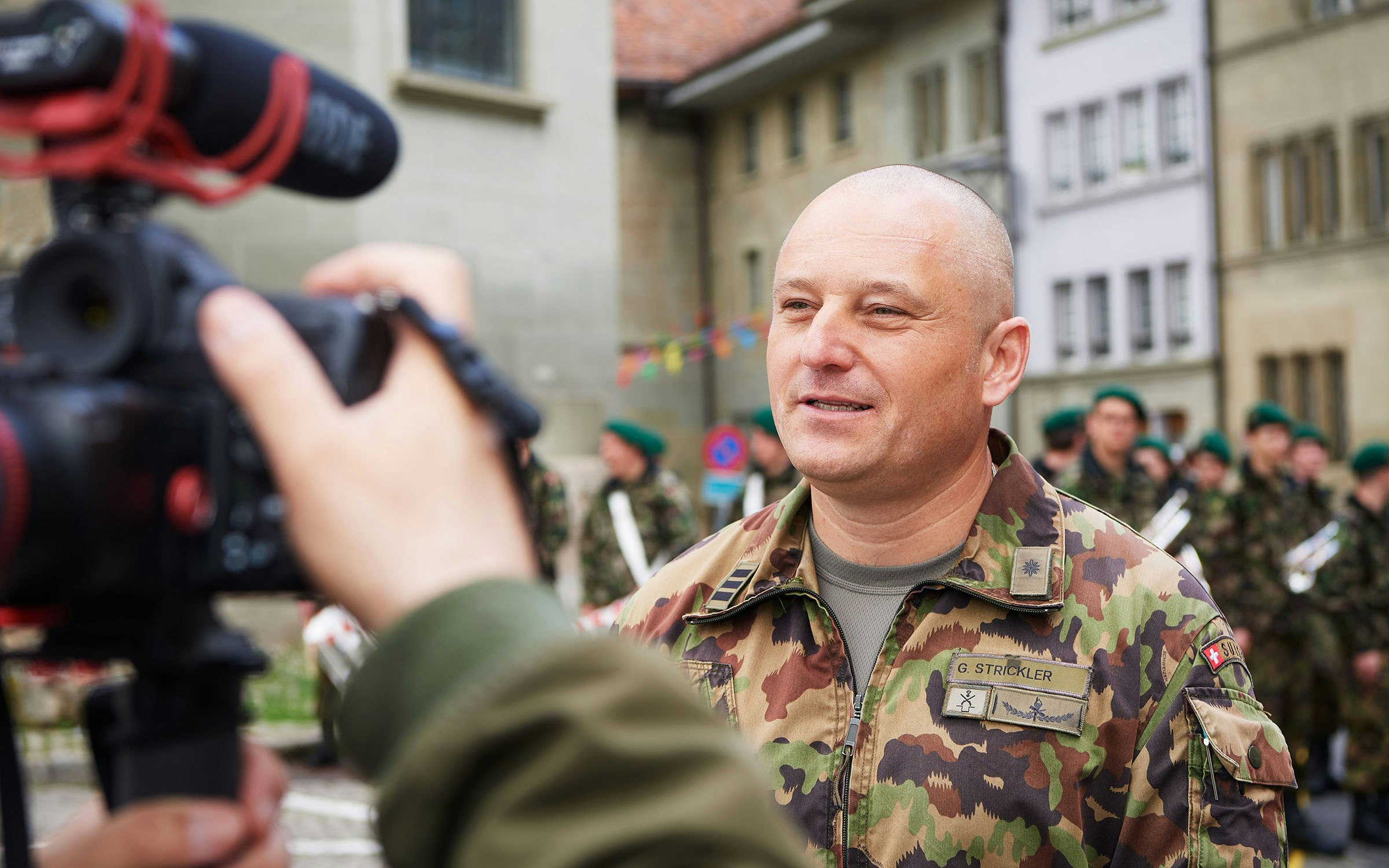 Feierlichkeiten zur Schliessung der Kaserne La Poya in Freiburg FR