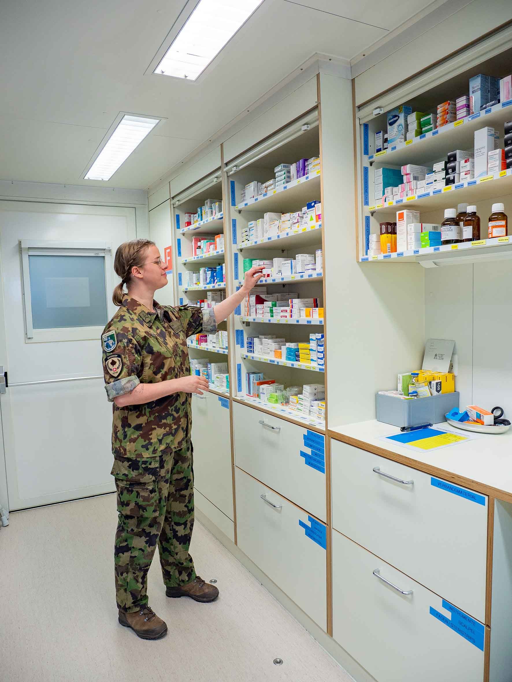 Fw Béatrice Schär, Chief Nurse SWISSCOY 52