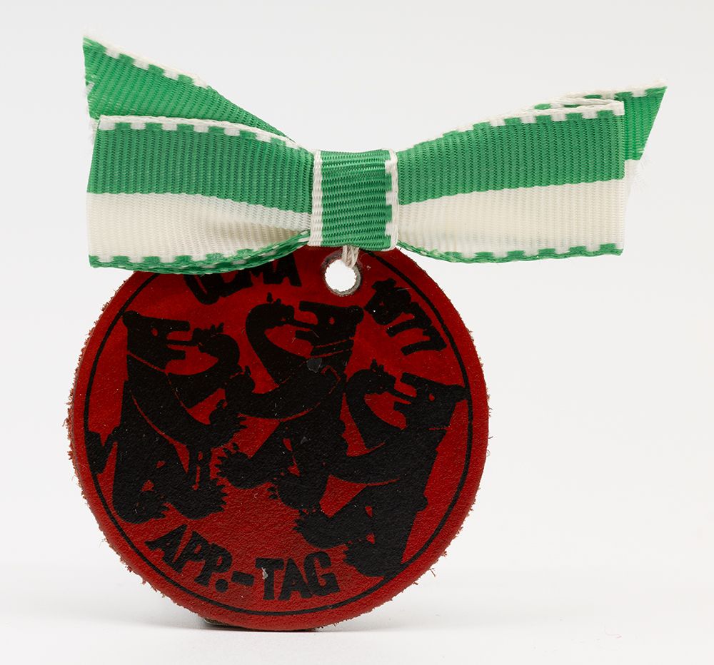 Appenzell und St. Gallen sind in einem OLMA-Abzeichen vereint 1977