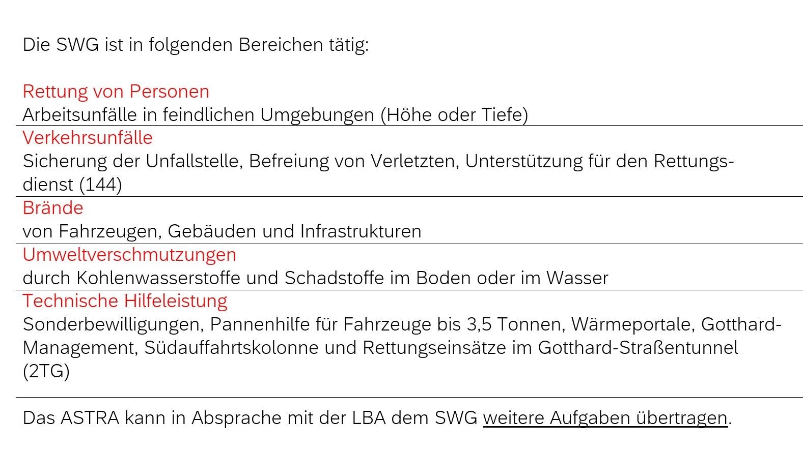 Aufgaben und Kompetenzen