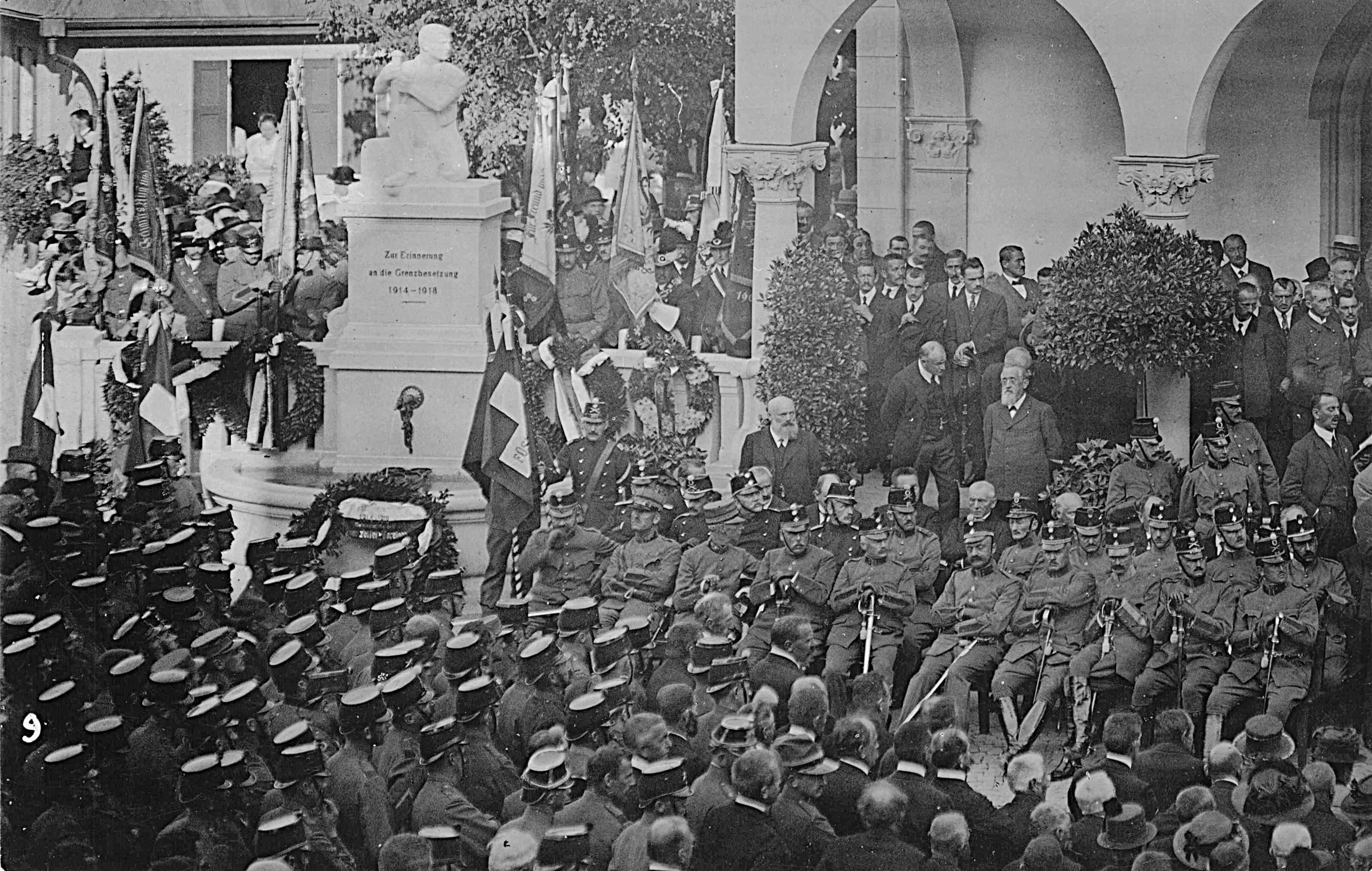 Einweihung Soldatendenkmal 1921
