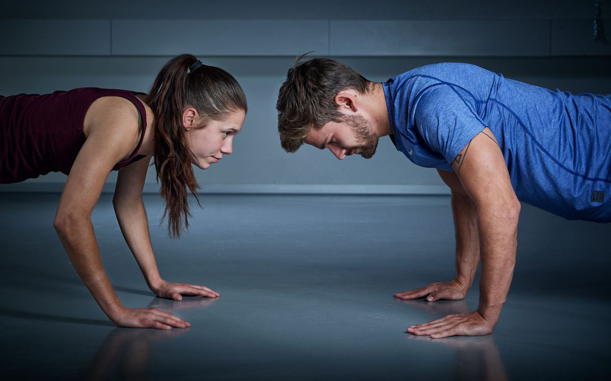 Kraft und Ausdauer, Fitness, fit, sportlich, teamarmee, Get ready!, Liegestützen