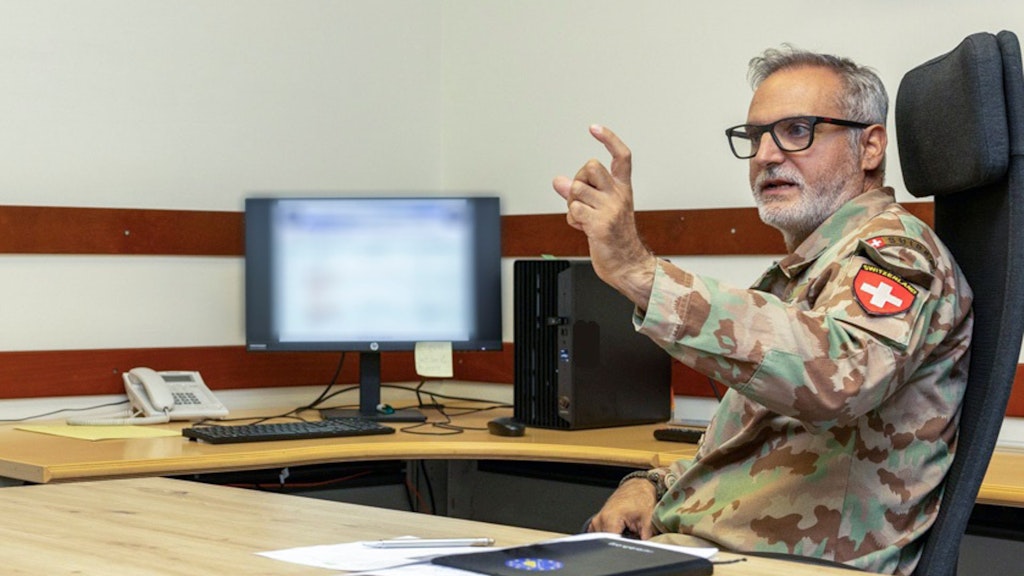 Maj Flavio Marchesi, chef des opérations d’information EUFOR ALTHEA, Bosnie et Herzégovine