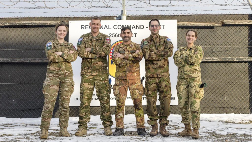 Il team di assessment, all’interno del quale il maggiore Fabio svolge il suo lavoro presso il Regional Command East.