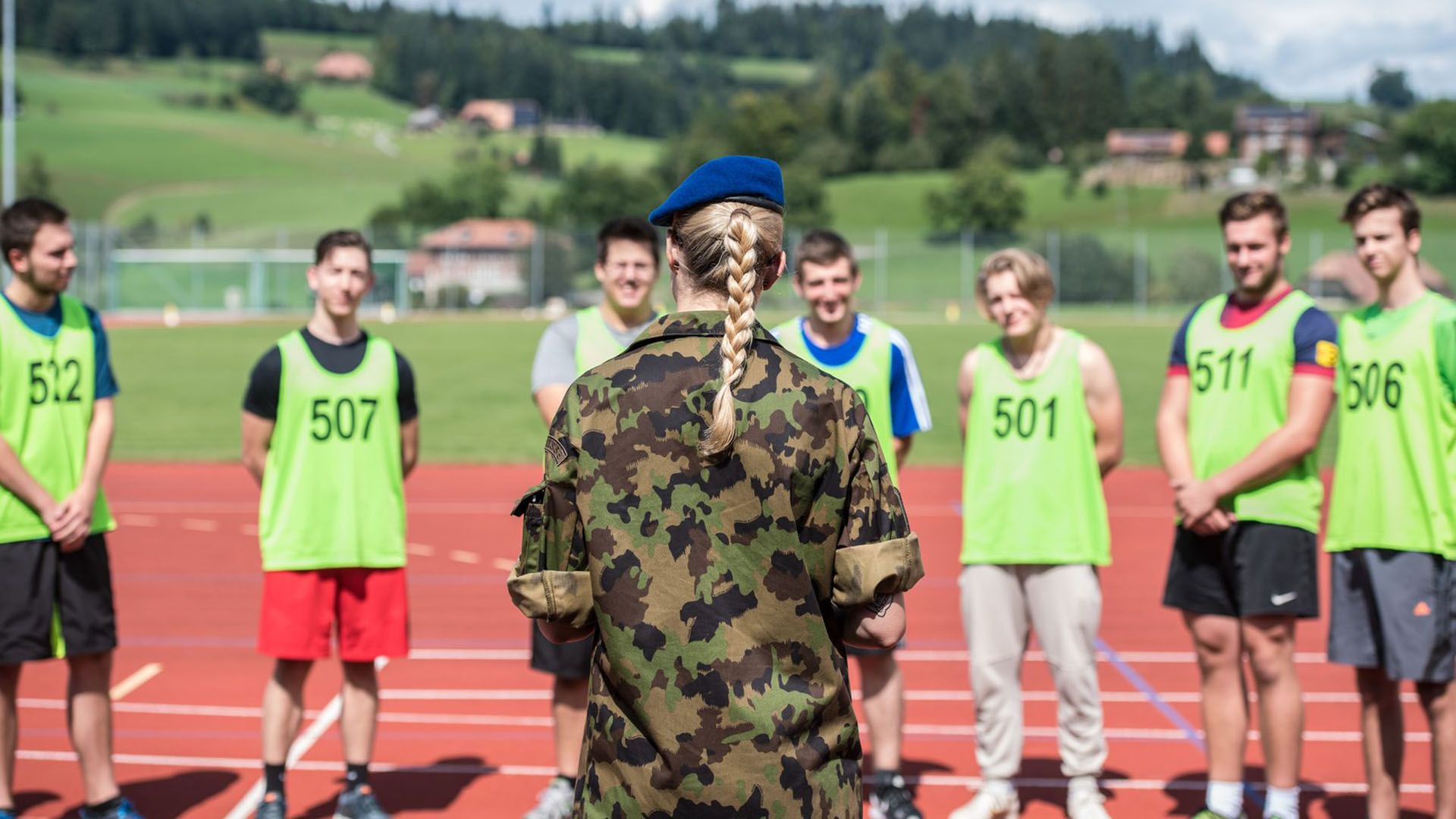 Test sportivo durante il reclutamento