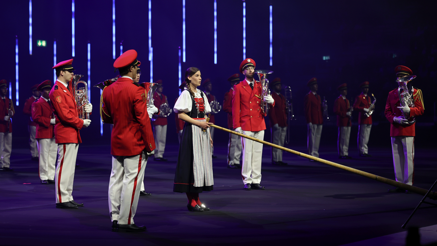 Impressioni sulla cerimonia di apertura dei 5° Giochi mondiali militari invernali 2025 a Lucerna.