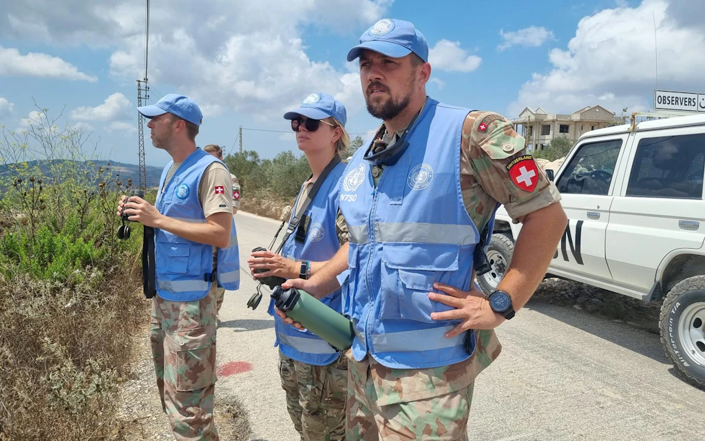 Dal 1990, l'Esercito svizzero partecipa all'UNTSO in Medio Oriente.