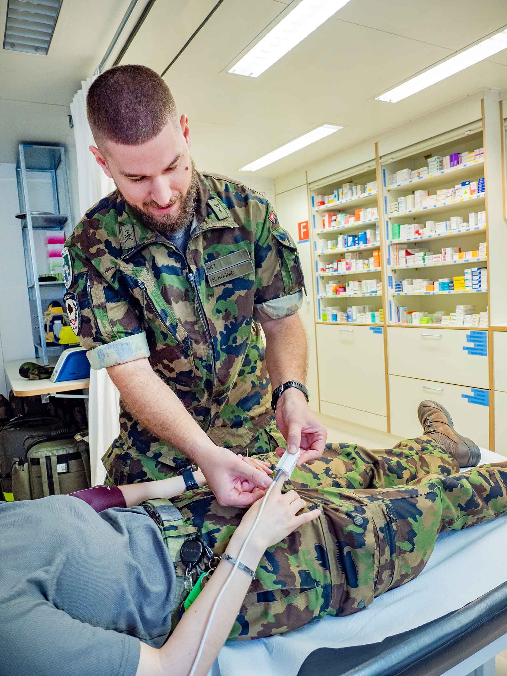 Sgt Haris Bosnic, Nurse SWISSCOY 52